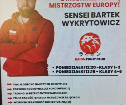Zajęcia Karate w naszej szkole!