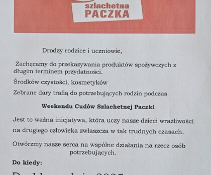 Zbiórka Szlachetna Paczka 🎁