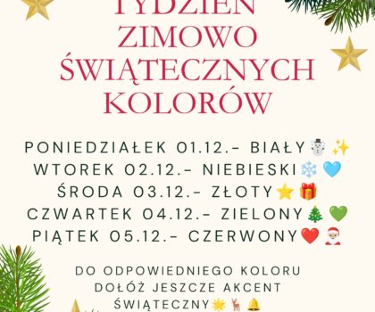Kolorowy Tydzień❄️🎄