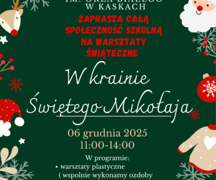 Zaproszenie na warsztaty