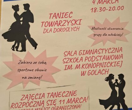 Zajęcia z tańca towarzyskiego