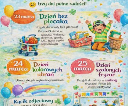 Obchody Dnia Szczęścia w naszej szkole 