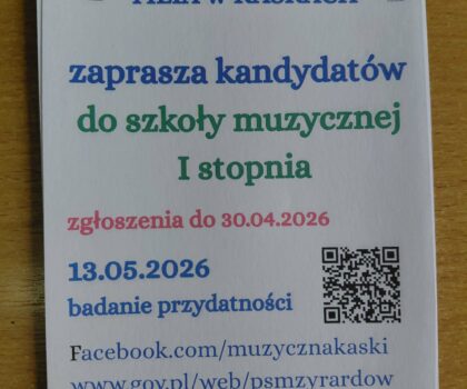 Szkoła Muzyczna zaprasza